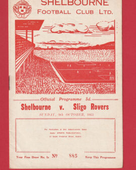 Shelbourne v Sligo Rovers 1955 – Ireland