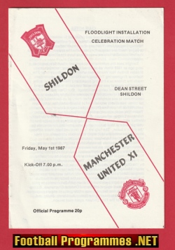 Shildon v Manchester United 1987 – Celebration Football Match