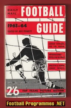 Daily Mail Football Guide Book 1963 - 1964