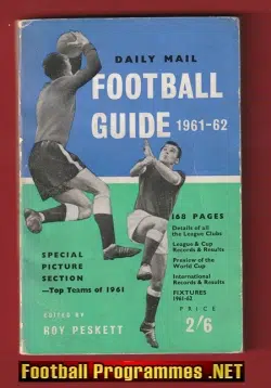 Daily Mail Football Guide Book 1961 - 1962