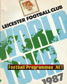 Leicester Rugby Club World Tour Brochure Programme 1987 SIGNED