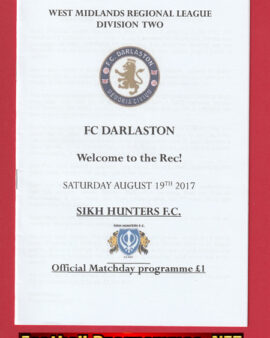 Sikh Hunters v Darlaston Town 2017 – First at Rec – 1st Game