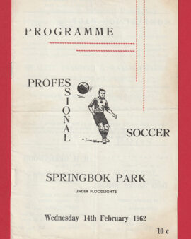 Bloemfontein City Rugby v Transval Select 1962 – South Africa