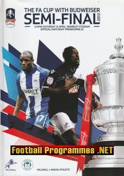 Millwall v Wigan Athletic 2013 - FA Cup Semi Final Wembley