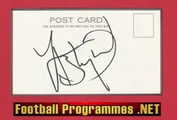 Manchester United Jesper Blomqvist Autographed Signed + D Weir