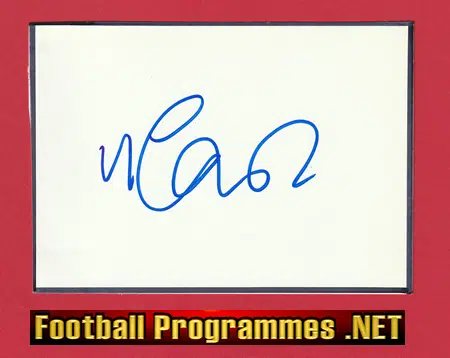 Manchester United Michael Carrick Autographed Signed Man Utd