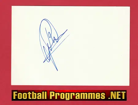 Manchester United Edwin Van Der Sar Autographed Signed Man Utd