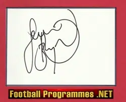 Manchester United Jesper Blomqvist Autograph Signed Man Utd