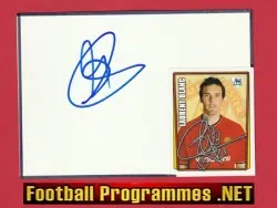 Manchester United Laurent Blanc Autograph Signed Man Utd