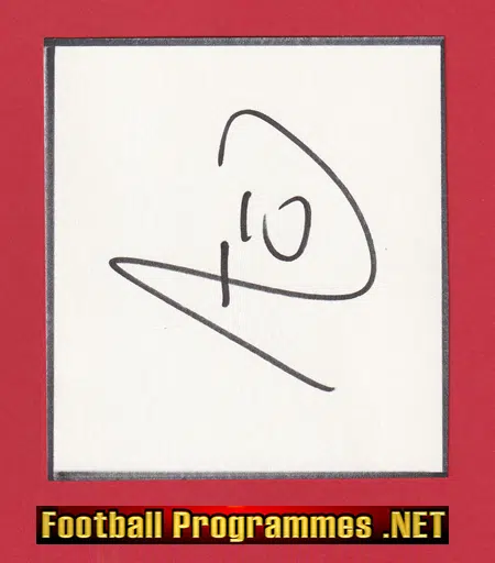 Manchester United Rio Ferdinand Autograph Signed Man Utd
