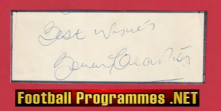 Manchester United Bobby Charlton Autograph Signed Man Utd