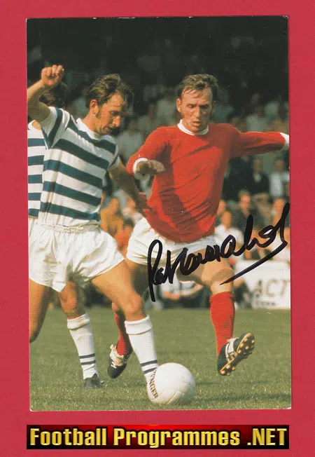 Manchester United Pat Crerand Autograph Signed Man Utd
