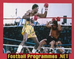 Boxing Tommy Hearns Autograph Signed Picture Photograph