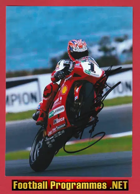 Superbikes Carl Fogarty Foggy Signed Autographed Picture