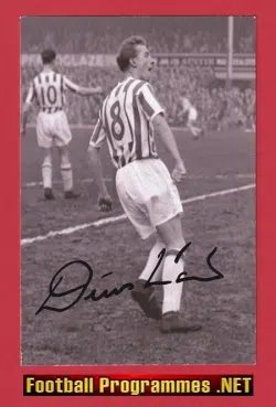 Huddersfield Town Denis Law Autograph Signed Picture Photograph