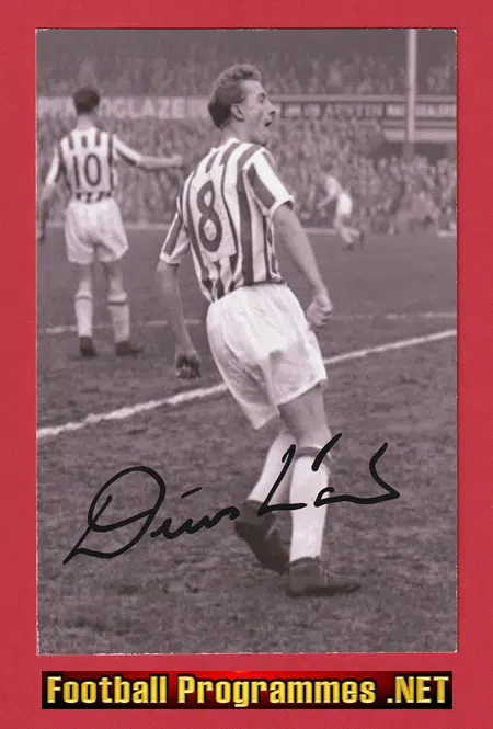 Huddersfield Town Denis Law Autograph Signed Picture Photograph