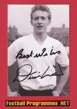 Manchester United Denis Law Autograph Signed Picture Photograph
