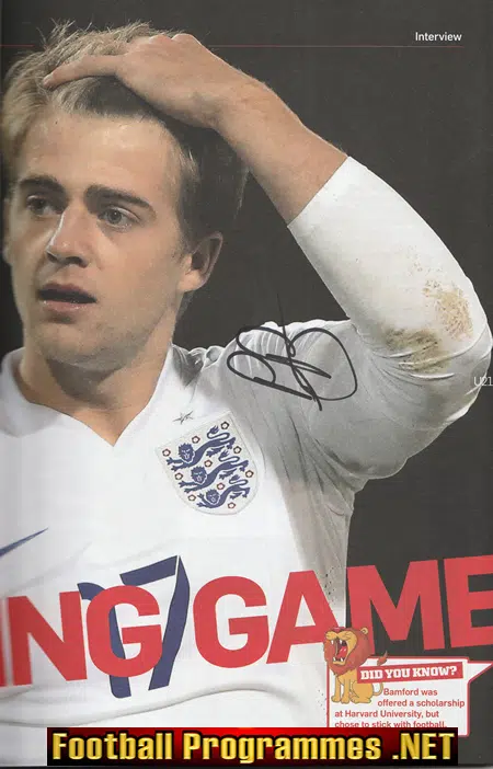 England v Germany 2015 - U21 Multi Signed Autographed