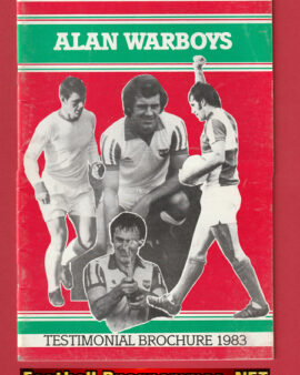 Alan Warboys Testimonial Benefit Match Doncaster Rovers 1983