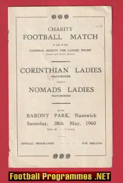 Corinthian Ladies v Nomad Ladies 1960 - Womens Football