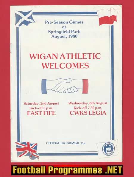 Wigan Athletic v East Fife 1980 – CWKS Legia – Pre Season
