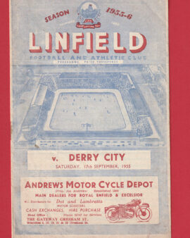 Linfield v Derry 1955 – Belfast Ireland