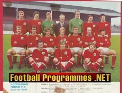 Nottingham Forest Football Club Multi Autographed Signed 1968