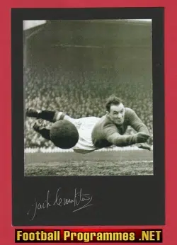 Manchester United Jack Rowley Autograph Signed Man Utd 1940s