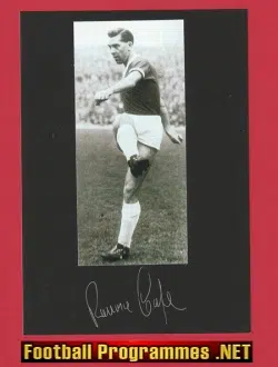 Manchester United Ronnie Cope Autograph Signed Man Utd 1950s
