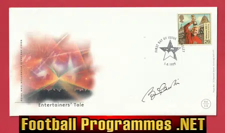 Manchester United Bobby Charlton Royal Mail Signed First Day Cov