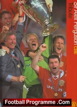 Alex Ferguson Testimonial Benefit Football Programme Man Utd 99 - football programme