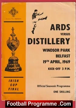 Ards v Distillery 1969 – Irish Cup Final Belfast