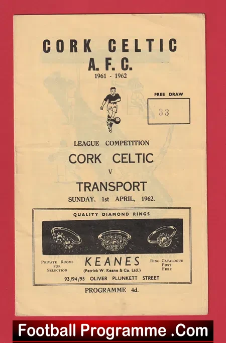Cork Celtic v Transport 1962 – Ireland