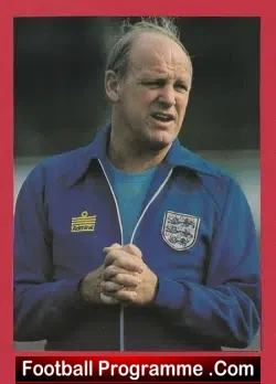 England Ron Greenwood Signed Picture Autograph 1970s Manager - football memorabilia