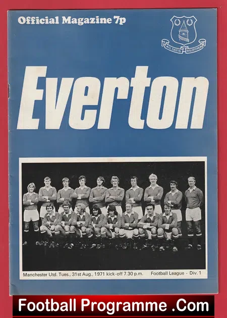 Everton v Manchester United 1971