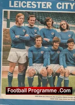 Leicester City Football Club 1971 - Multi Autographed SIGNED - football programme