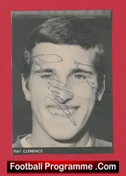 Liverpool Ray Clemence 1968 - Autographed SIGNED - football programme