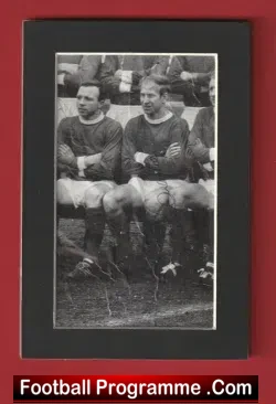 Manchester United Bobby Charlton + Nobby Stiles Signed Picture - football memorabilia