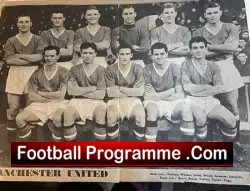 Manchester United Busby Babes Autographed Signed Picture 1950s - football memorabilia