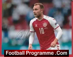 Manchester United Christian Eriksen Autograph Signed Photograph - football memorabilia
