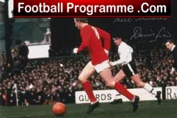 Manchester United Denis Law Autographed Signed Picture - football memorabilia