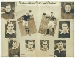 Manchester United Football Club Man Utd Players Caricatures 1930