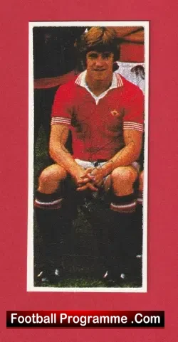Manchester United Gordon Hill Autograph 1980's Man Utd - football programme