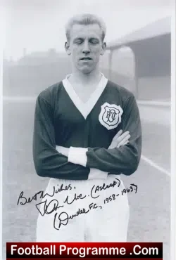 Manchester United Ian Ure Autograph Signed Man Utd + Dundee - football programme