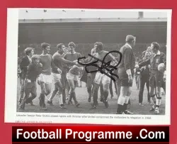 Manchester United Jimmy Rimmer Autograph Man Utd 1960's - football programme