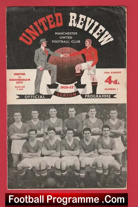 Manchester United v Birmingham City 1956 – First Voucher Token