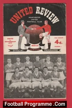 Manchester United v Birmingham City 1956 – First Voucher Token