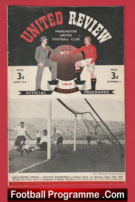 Manchester United v Preston 1949 – Man Utd PNE 1940’s