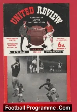 Manchester United v Tottenham 1963 – Signed Denis Law Autograph