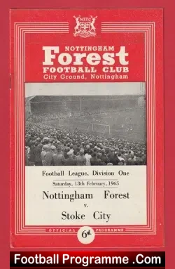 Nottingham Forest v Stoke City 1965 – 1960s